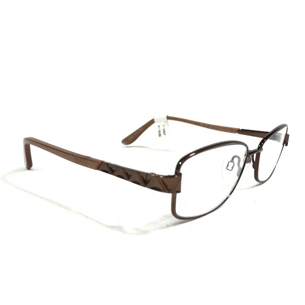 Roberto Steffani RSS 07 COL 10 Eyeglasses Frames Brown Rectangular 53-16-135